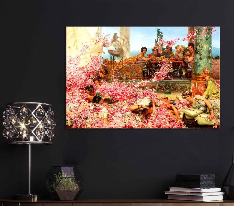 Rose Reproduction Heliogabal Lawrence Alma Tadema Paper Poster or Canvas Print Framed Wall Art