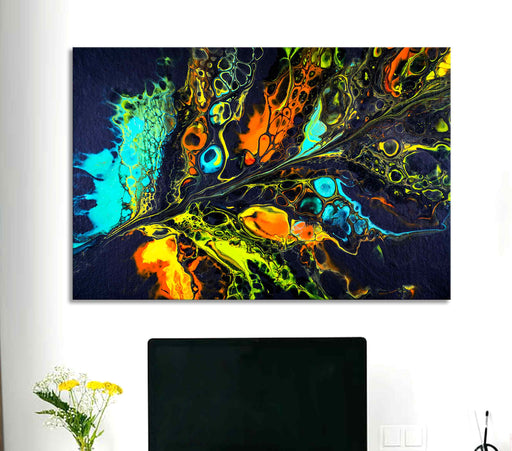 Colorful Abstraction Poster or Canvas Print Framed Wall Art