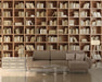 Beautiful Bookshelves on Self-Adhesive Fabric or Non-Woven Wallpaper