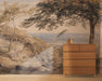 A Beautiful Forest on a Hill art on Self-Adhesive Fabric or Non-Woven Wallpaper