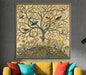 Tree of Life Songbirds Paper Poster or Canvas Print Framed Wall Art