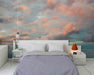Beautiful Marshmallow Clouds on Self-Adhesive Fabric or Non-Woven Wallpaper