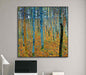 Klimt Beech Trees Paper Poster or Canvas Print Framed Wall Art