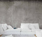 Gray Concrete Wall in Loft Style on Self-Adhesive Fabric or Non-Woven Wallpaper