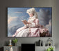 Beautiful Girl On Canvas Retro Pink Living Room Wall Décor Girl one panel Paper Poster or Canvas Print Framed Wall Art