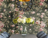 Incredible Pink Roses on Self-Adhesive Fabric or Non-Woven Wallpaper