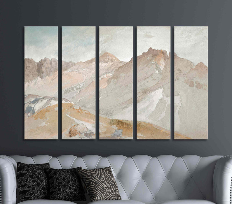 Mountains at Dawn Mountain Landscape Poster or Canvas Print Wall Art