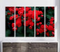 Red Bright Roses Poster or Canvas Wall Art Print