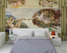 The Creation of Adam Michelangelo on Self-Adhesive Fabric or Non-Woven Wallpaper