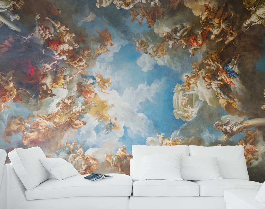 Heavenly Angels in a Renaissance Chapel on Self-Adhesive Fabric or Non-Woven Wallpaper
