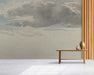 Cloudy Sky Vintage Painting on Self-Adhesive Fabric or Non-Woven Wallpaper