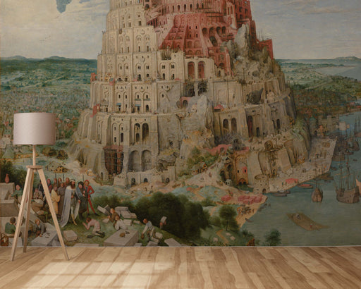 Tower of Babel on Self-Adhesive Fabric or Non-Woven Wallpaper