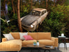 Charming Flying Aesthetic Car on Self-Adhesive Fabric or Non-Woven Wallpaper